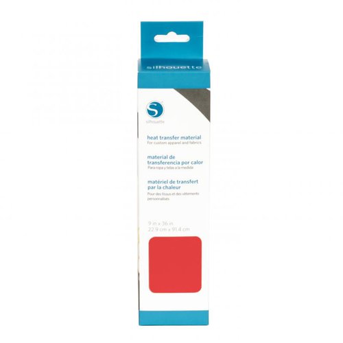 Silhouette America - Cameo - Electronic Cutting System - Smooth Heat Transfer Material - 9 Inch - Salmon