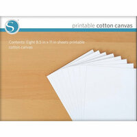 Silhouette America - 8.5 x 11 Printable Cotton Canvas Sheets