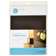 Silhouette America - 8.5 x 11 Printable Magnet Paper Pack - Glossy