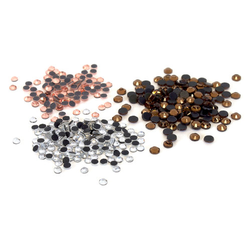 Silhouette America - Rhinestones - Assorted Pack - Clear, Champagne and Peach