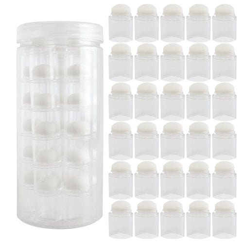 Round Dauber Storage Box - 30 Clear Stackable Daubers Included