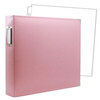 Scrapbook.com - 12 x 12 Three Ring Album - Pink with 10 Page Protectors