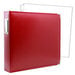 Scrapbook.com - 12 x 12 Three Ring Album - Red with 10 Page Protectors