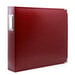 Scrapbook.com - 12 x 12 Three Ring Album - Deep Red with 10 Page Protectors