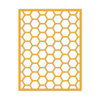 Scrapbook.com - Decorative Die Set - A2 Plate - Honeycomb