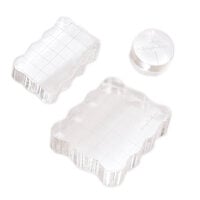 Scrapbook.com - Perfect Clear Acrylic Stamp Block Kit - Small
