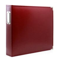 image of Scrapbook.com - 12x12 Three Ring Album - Deep Red