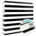 Scrapbook.com - 12x12 Three Ring Album - Black and White Stripe