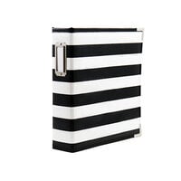 Scrapbook.com - 6x8 Album - Black and White Stripe