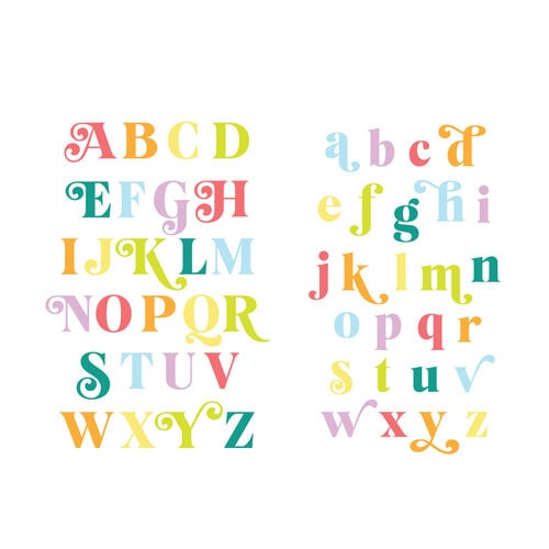 JUMBO UPPER AND LOWERCASE ALPHA STAMPS