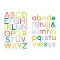 Scrapbook.com - Decorative Die Set - Modern Alphabet - Upper and Lower