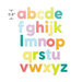 Scrapbook.com - Decorative Die Set - Bold Basic Alphabet - Upper and Lower