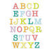 Scrapbook.com - Decorative Die Set - Typewriter Alphabet - Upper and Lower