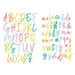 Scrapbook.com - Decorative Die Set - Uptown Alphabet - Upper and Lower