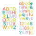 Scrapbook.com - Decorative Die Set - Alphabet and Number Bundle - Modern