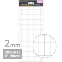 Scrapbook.com - Double Sided Adhesive Foam Squares - 2mm Thickness - Large Squares