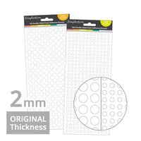 Scrapbook.com - Double Sided Adhesive Foam Rounds - 2mm Thickness - Small & Large