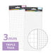 Scrapbook.com - Double Sided Adhesive Foam Squares - White - 3mm Thickness - Small & Large