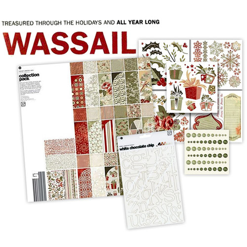 BasicGrey - Wassail Collection - 12 x 12 Layout Kit