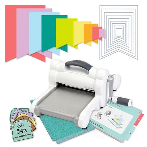 Sizzix - Big Shot Machine Die Cutting Bundle - Nested Jumbo Banners