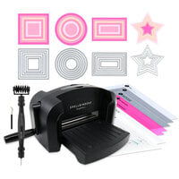 Spellbinders - Black Platinum 6 Die Cutting Machine with Tool N One - Nested Basics Bundle