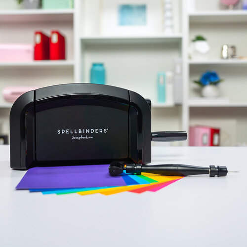 Spellbinders - Platinum 6 Die Cutting Machine - Tool N One Bundle - Black with Pink Cutting Plates - Nested Basics Bundle Spellbinders - Platinum 6 Die Cutting Machine - Tool N One Bundle - Black with Pink Cutting Plates - Nested Basics Bundle