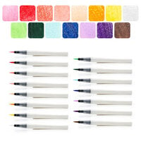 image of Scrapbook.com - Glitter Brush Marker Bundle - Complete Collection - 15 Pack