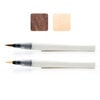 Scrapbook.com - Glitter Brush Marker Set - Neutrals - 2 Pack