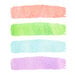 Scrapbook.com - Glitter Brush Marker Bundle - Pastels - 4 Pack