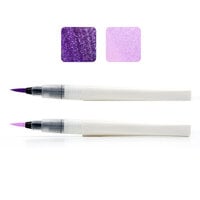 Scrapbook.com - Glitter Brush Marker Set - Purples - 2 Pack