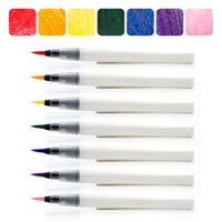 image of Scrapbook.com - Glitter Brush Marker Bundle - Rainbow - 7 Pack