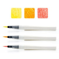 Scrapbook.com - Glitter Brush Marker Bundle - Sunset - 3 Pack