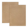 Scrapbook.com - 8.5 x 11 Chipboard - 1X Heavy - 52pt - Natural - 2 Sheets