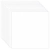 Scrapbook.com - 12 x 12 Chipboard - 1X Heavy - 50pt - White 2 Side - Ten Sheets