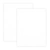 Scrapbook.com - 8.5 x 11 Chipboard - 1X Heavy - 50pt - White 2 Side - 2 Sheets