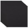 Scrapbook.com - 12 x 12 Chipboard - 1X Heavy - 50pt - Black - Ten Sheets