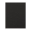 Scrapbook.com - 8.5 x 11 Chipboard - 2X Heavy - 90pt - Black - One Sheet