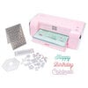 Sizzix - Big Shot Switch Plus Machine Die Cutting Bundle - Cherry Blossom - Birthday Celebration Sentiments