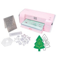 Exclusive Sizzix Big Shot Switch Plus Machine Die Cutting Bundle - Cherry Blossom - Nested Fir Trees