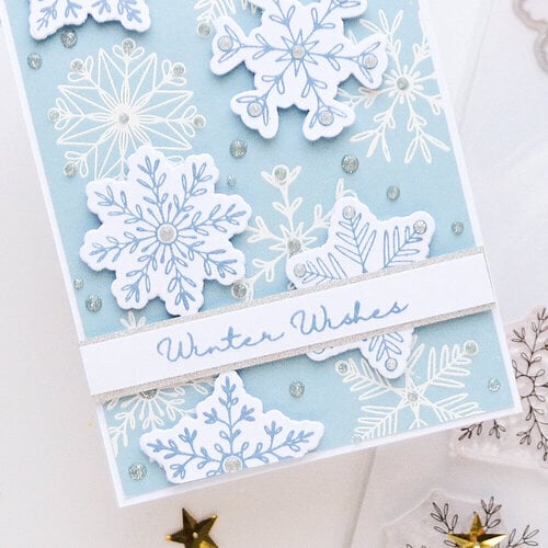 Snowflakes Scrapbook Paper: Winter Themed Scrapbook Paper | 20 Double-Sided  Sheets | 8.5 x 11 Decorative Craft paper Pad Supplies for Cardmaking