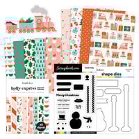 Scrapbook.com - Holly Express & North Pole Bundle - Dies, Paper, Stamps