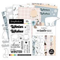 Scrapbook.com - Hello Winter Bundle - Dies, Paper, Stamp