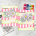 Scrapbook.com - Lovely Bunches Bundle - Dies, Paper, Stamp, Glitter Brushes
