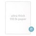 Scrapbook.com - Cardstock - 8.5 x 11 - Neenah Solar White - Ultra Thick - 25 Pack