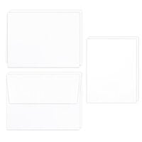 Scrapbook.com - Cardmaking Starter Kit - Studio White - A2 Side Fold Scored Card Bases, Card Fronts and Envelopes