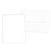 Scrapbook.com - Neenah Solar White - 25 Pack - Vertical Scored Cards and Envelopes