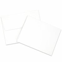 Scrapbook.com - Card and Envelope Set - A2 Neenah Solar White - 25 Pack