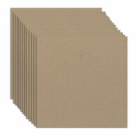 12 x 12 Inch Thin Chipboard Pack - 20 Sheets