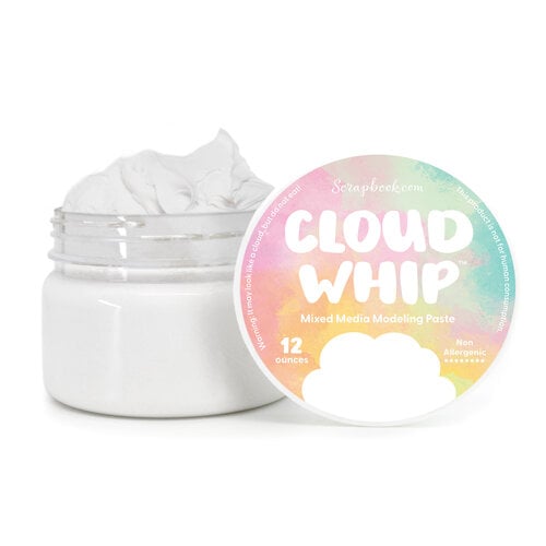 Cloud Whip - Mixed Media Modeling Paste - White - 12 Ounces 