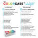 Scrapbook.com - The ColorCase - Storage for .5 oz Bottles and 1oz Bottles - 4 Pack